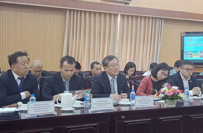 中方代表團。圖自越通社